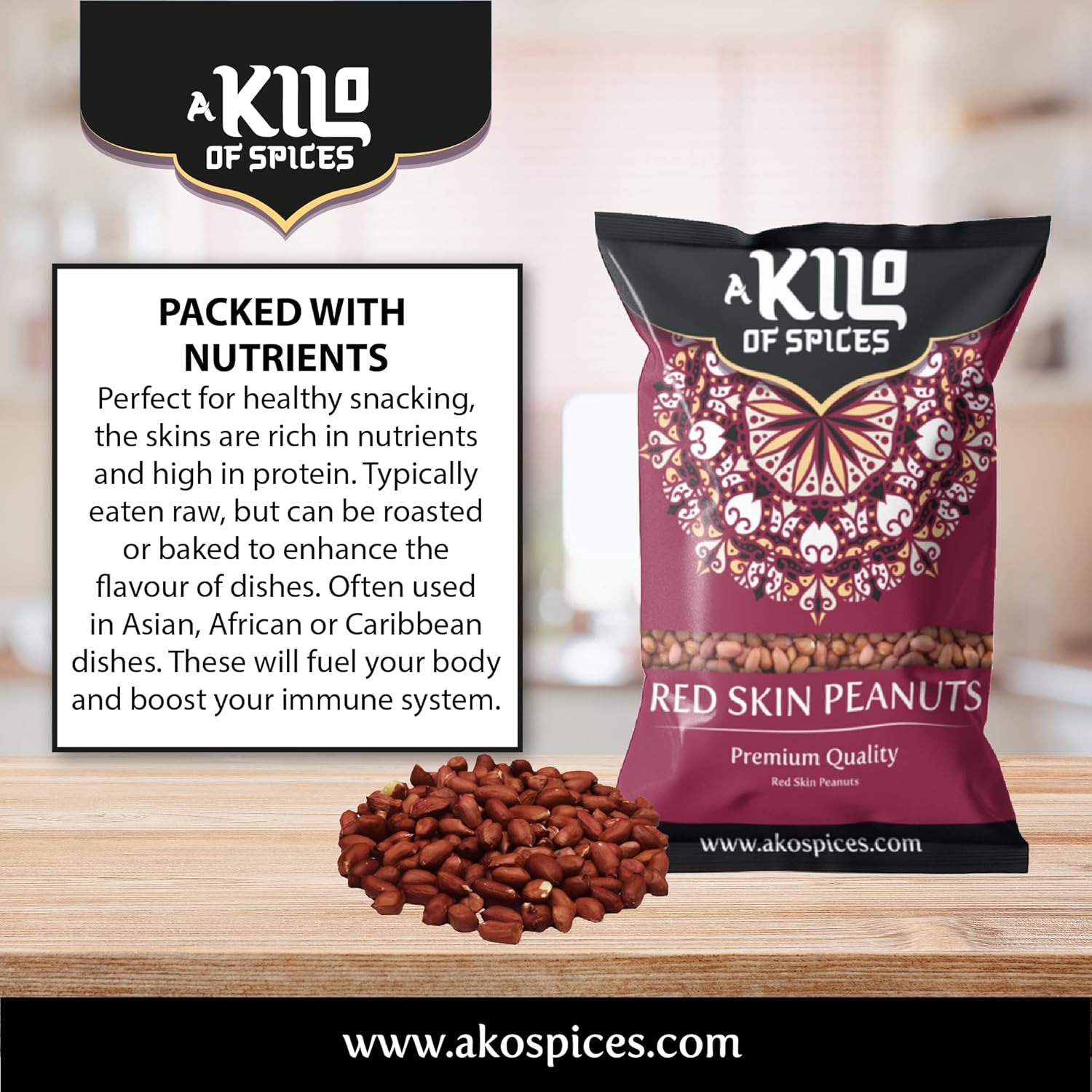 red skin peanuts