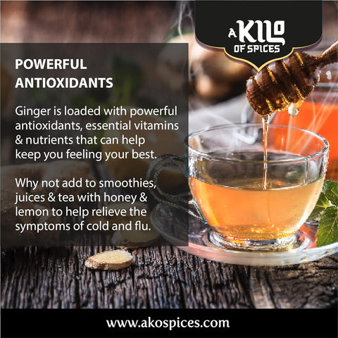 ginger powerful antioxidants