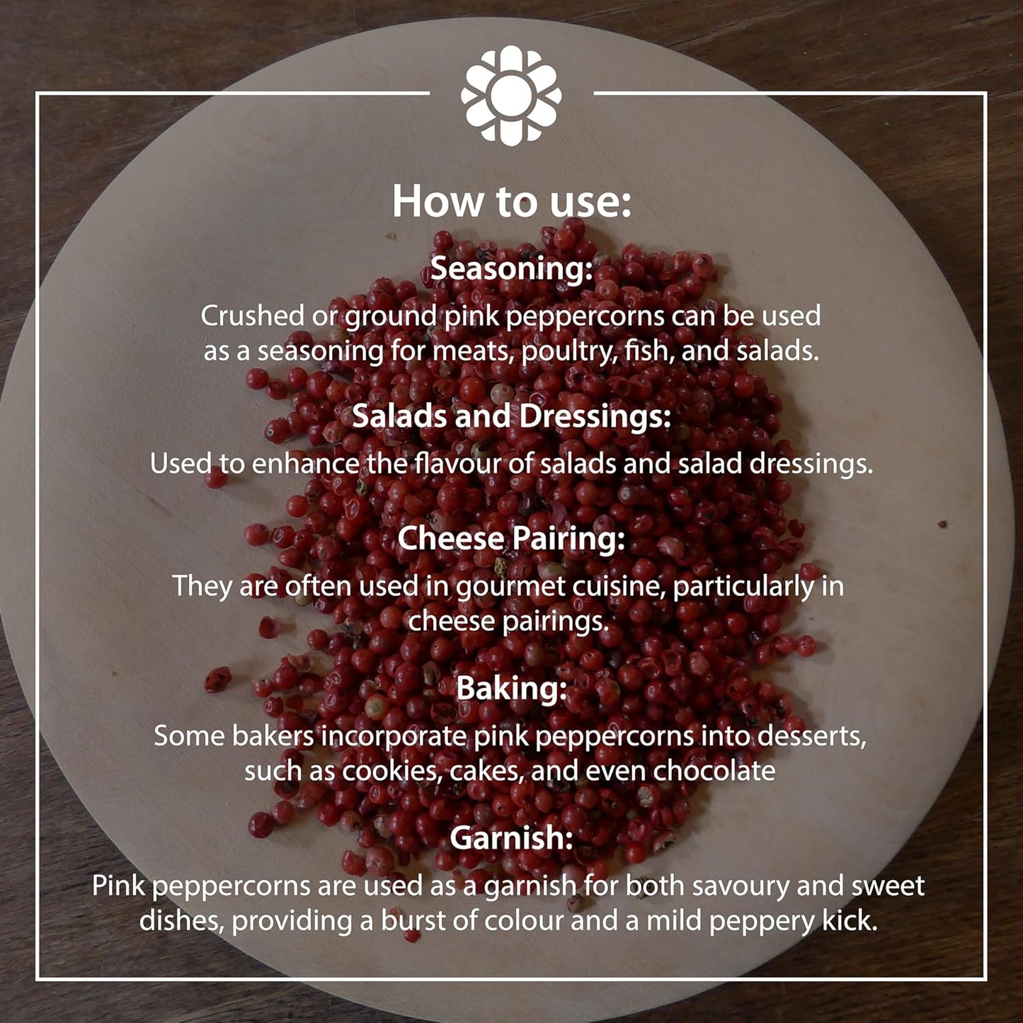 how to use pink peppercorns